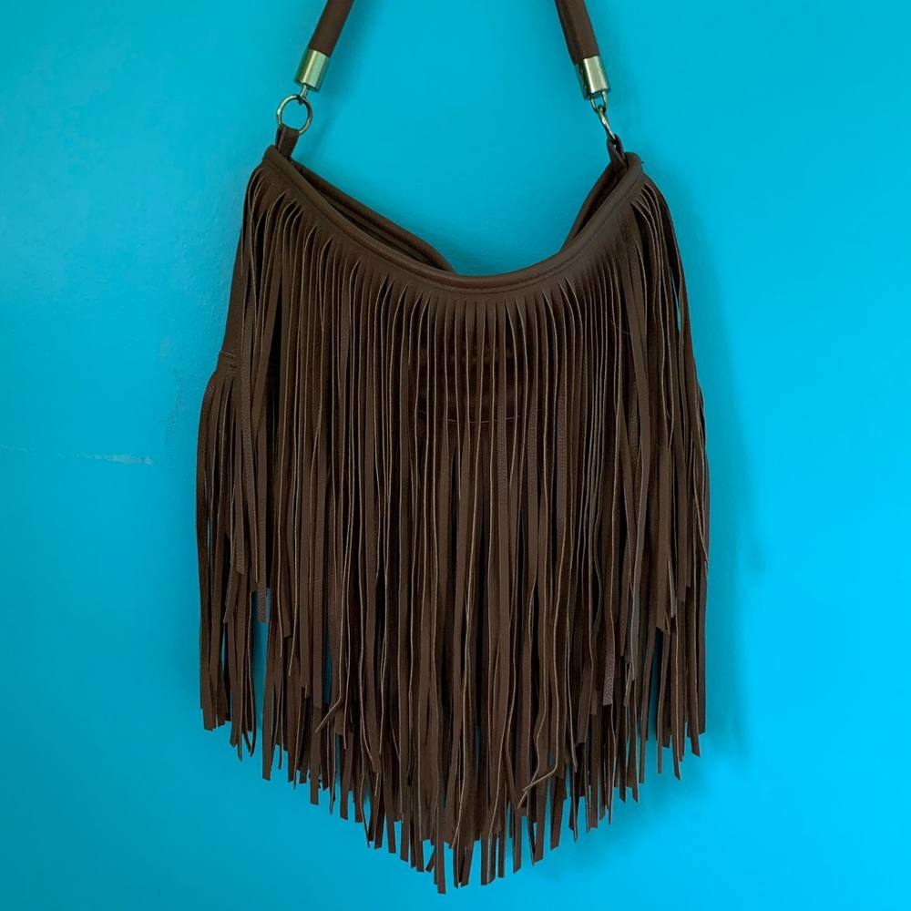 Express fringe purse